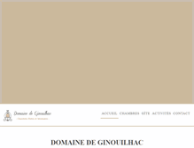 Tablet Screenshot of domainedeginouilhac.com